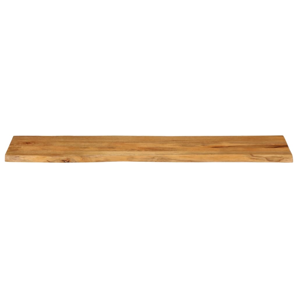 Piano Tavolo Bordi Vivi in Legno Massello Mango