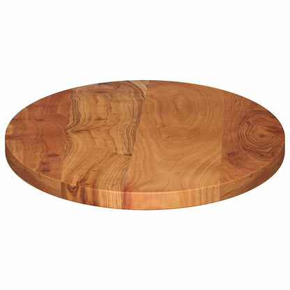 Piano Tavolo 80x40x3,8 cm Ovale in Legno Massello di Acacia