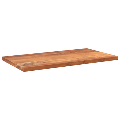 Piano Tavolo Rettangolare Legno Massello Acacia