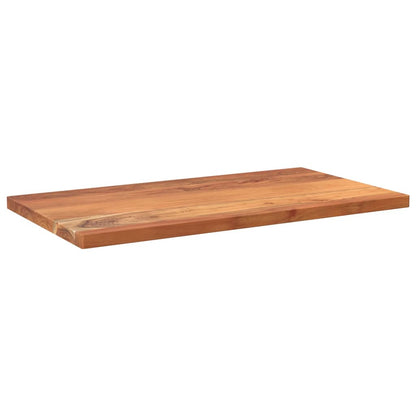 Piano Tavolo 120x60x2,5 cm Rettangolare Legno Massello Acacia