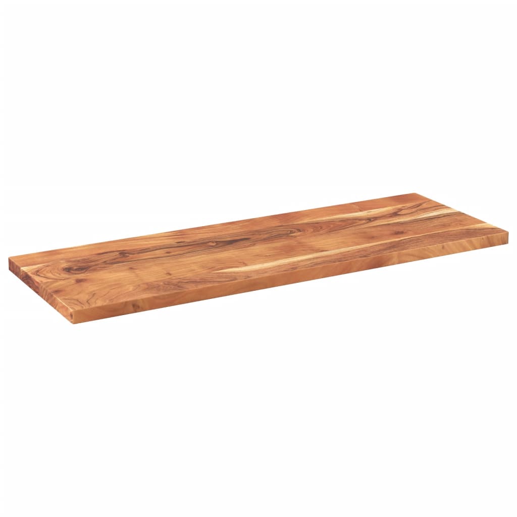 Piano Tavolo Rettangolare Legno Massello Acacia