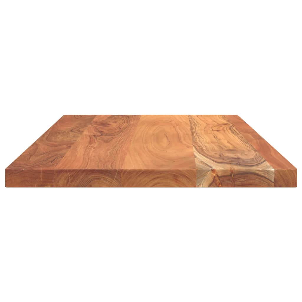 Piano Tavolo 120x70x2,5 cm Rettangolare Legno Massello Acacia