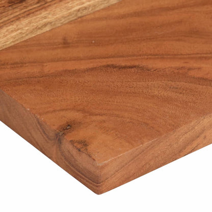 Piano Tavolo 40x20x3,8cm Rettangolare Legno Massello Acacia