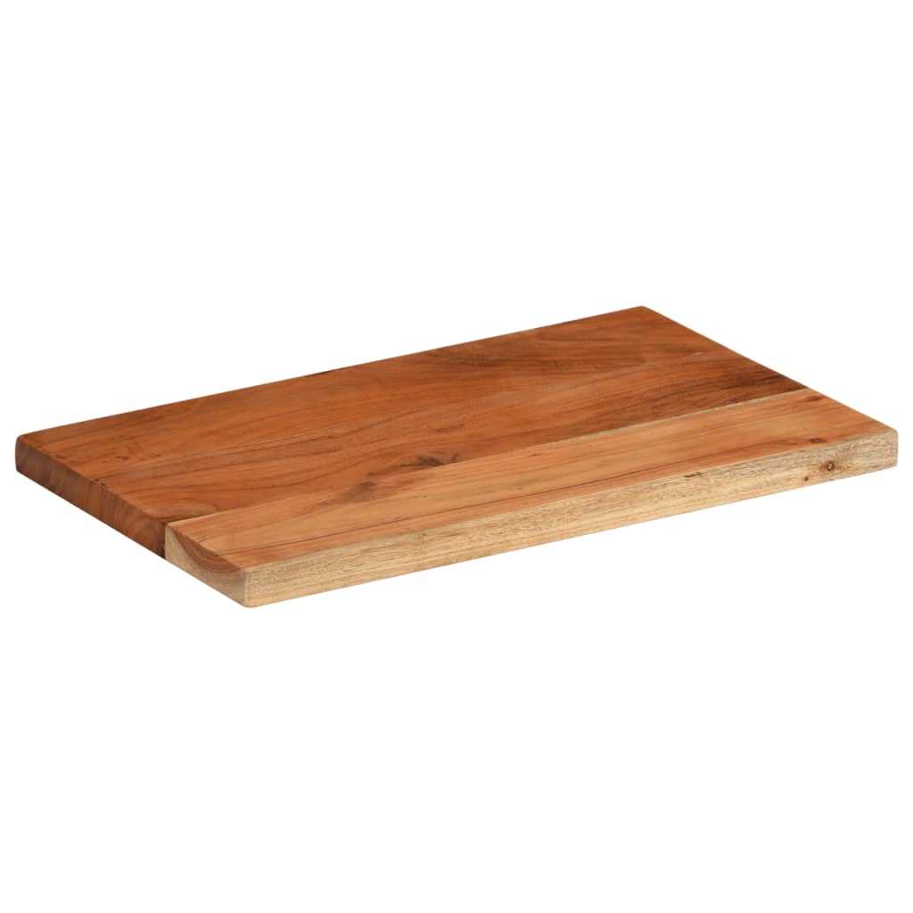 Piano Tavolo Rettangolare Legno Massello Acacia