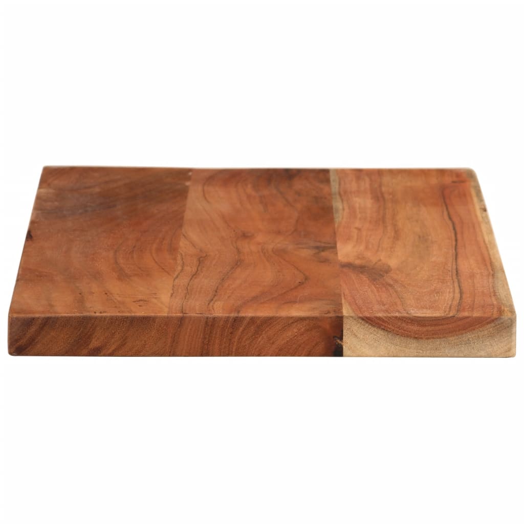 Piano Tavolo Rettangolare Legno Massello Acacia