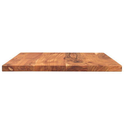 Piano Tavolo Rettangolare Legno Massello Acacia