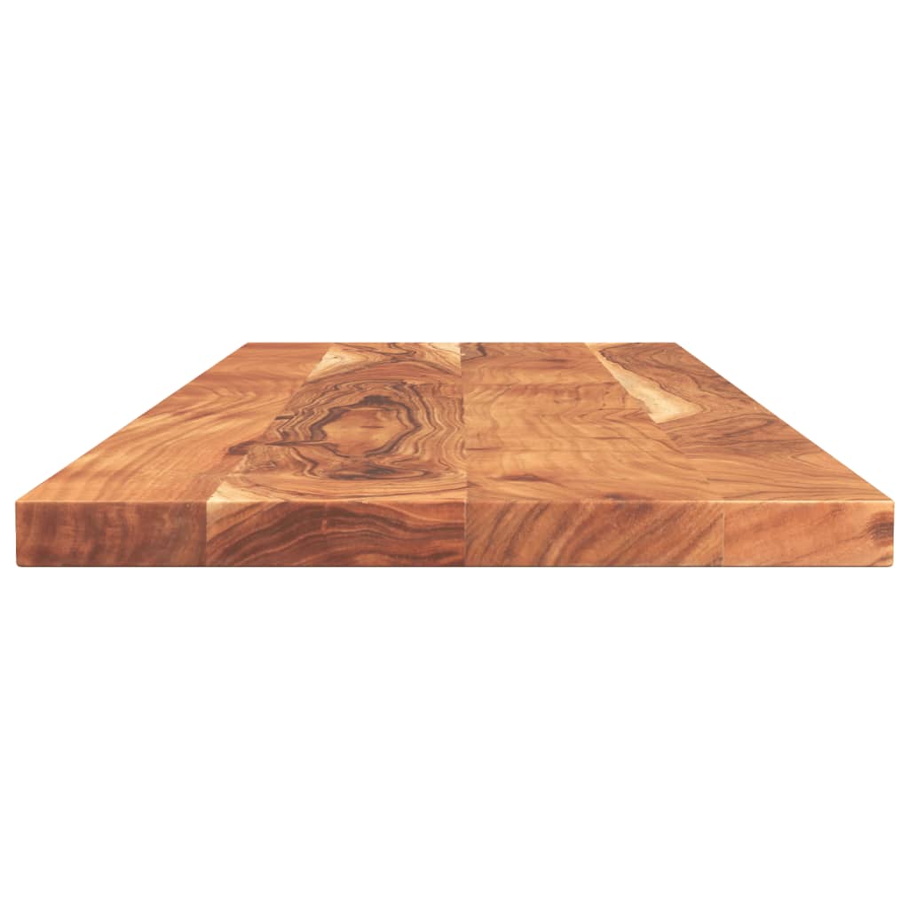 Piano Tavolo Rettangolare Legno Massello Acacia