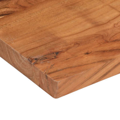Piano Tavolo 140x60x3,8 cm Rettangolare Legno Massello Acacia