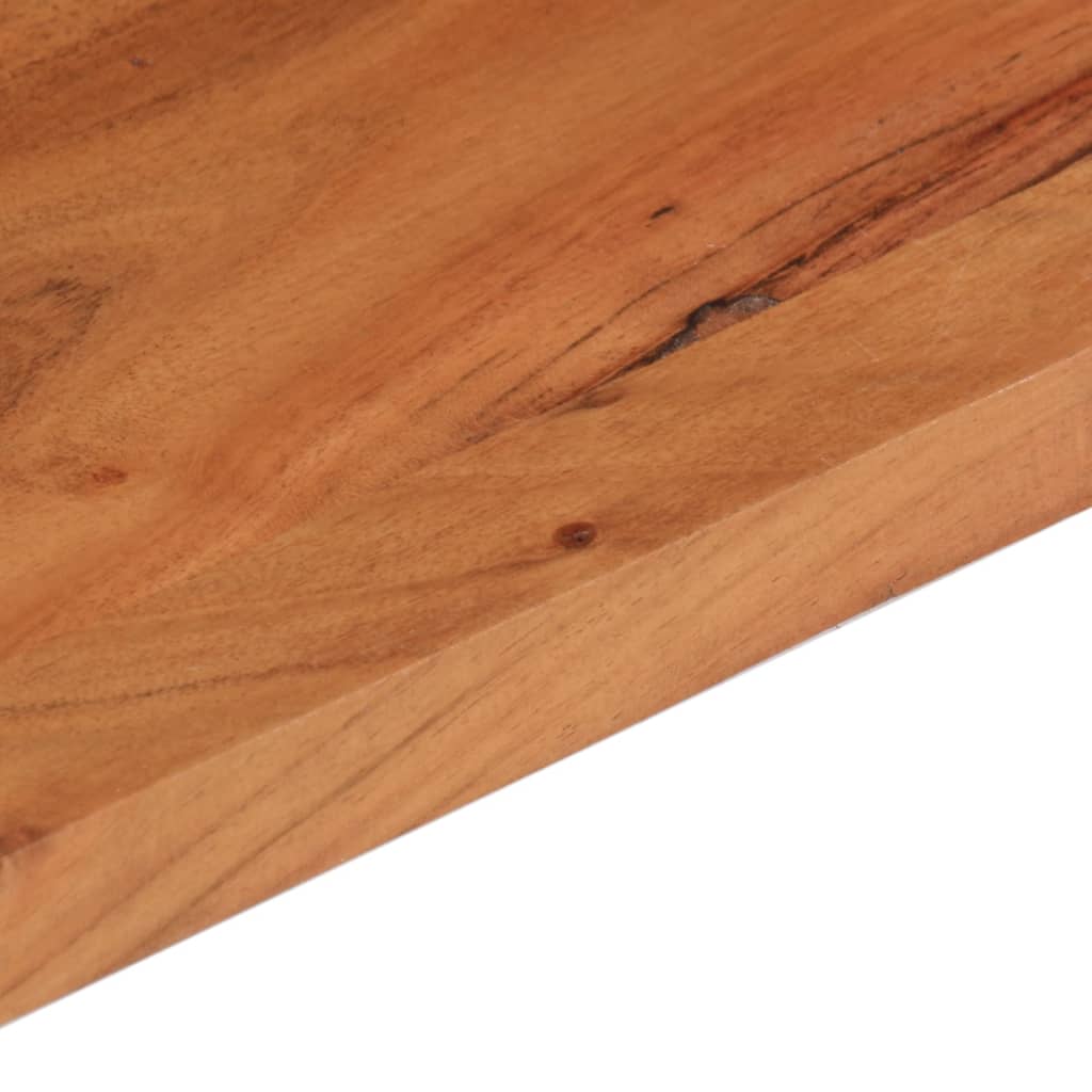 Piano Tavolo 140x60x3,8 cm Rettangolare Legno Massello Acacia