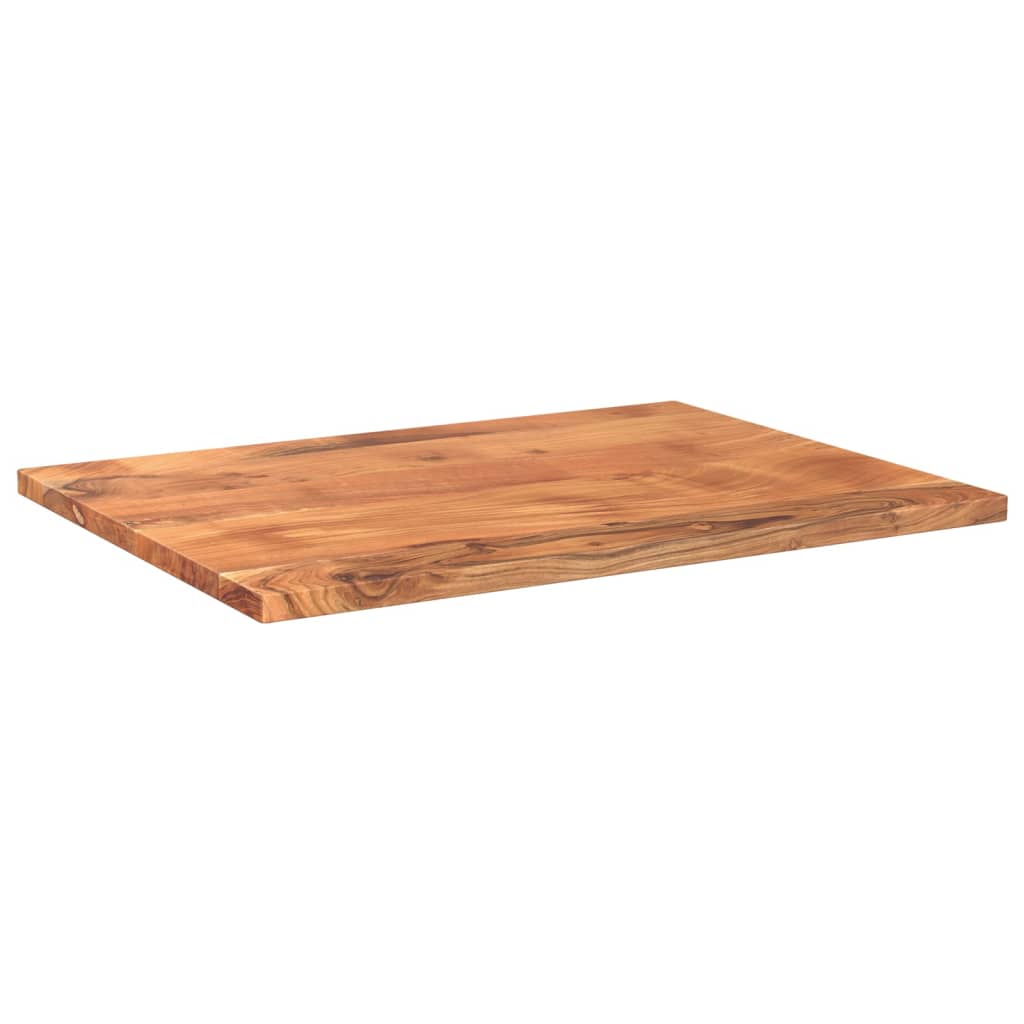 Piano Tavolo 90x70x3,8 cm Rettangolare Legno Massello Acacia | homemem39