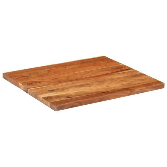Piano Tavolo 90x80x3,8 cm Rettangolare Legno Massello Acacia | homemem39