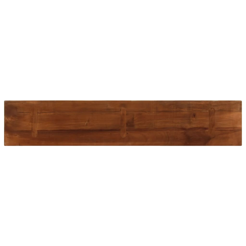 Piano Tavolo 140x30x2,5 cm Rettangolare in Massello di Recupero | homemem39