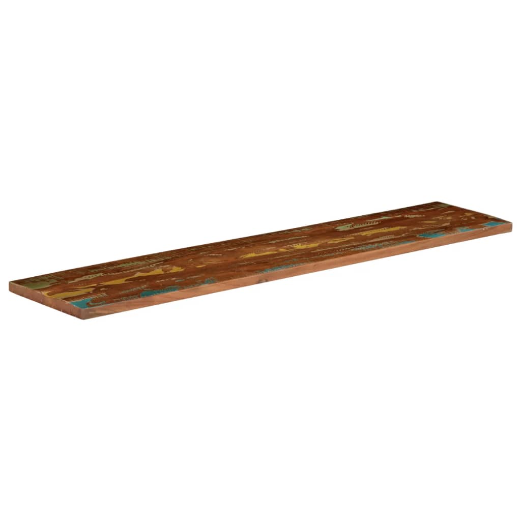 Piano Tavolo 180x30x2,5 cm Rettangolare in Massello di Recupero