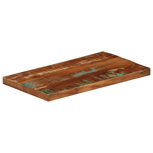 Piano Tavolo 50x40x2,5 cm Rettangolare in Massello di Recupero | homemem39