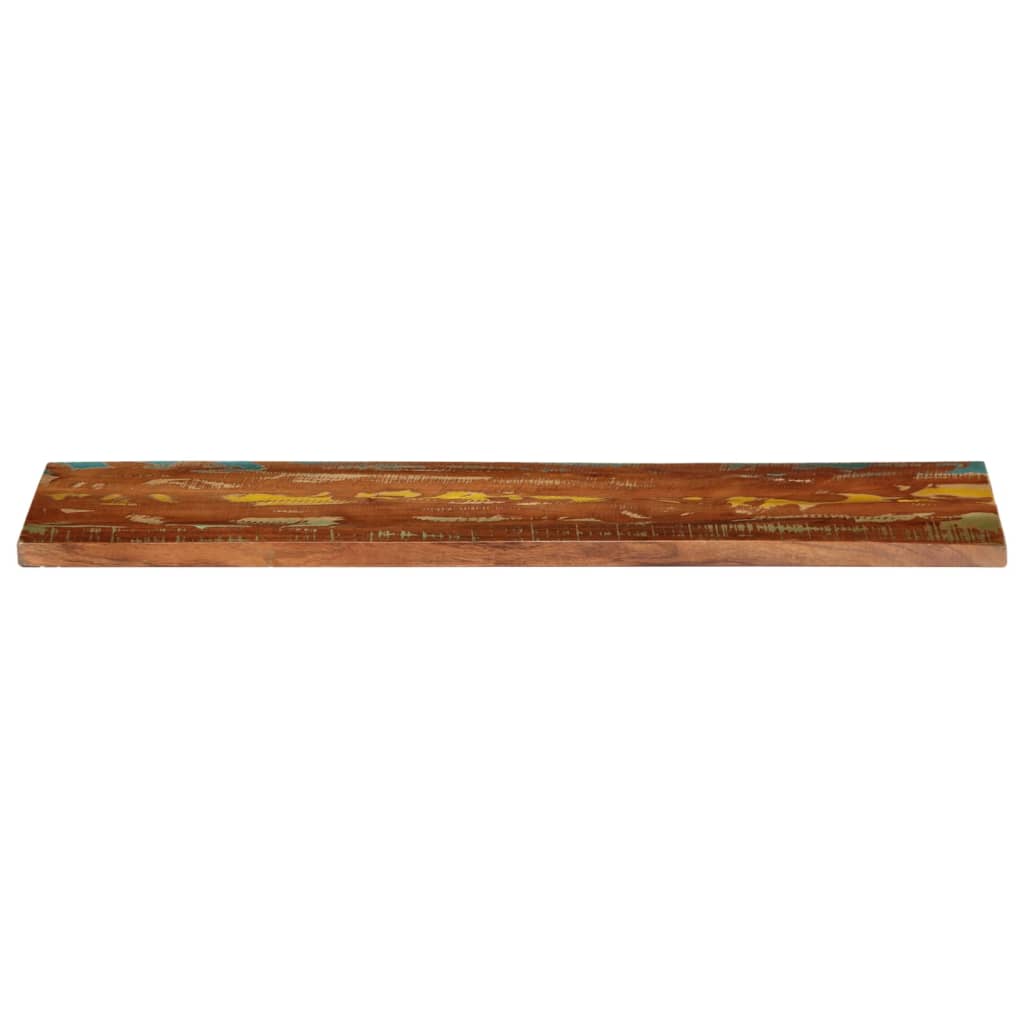 Piano Tavolo 100x40x2,5 cm Rettangolare in Massello di Recupero