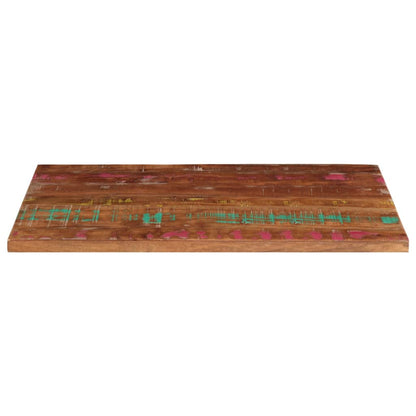 Piano Tavolo 100x60x2,5 cm Rettangolare in Massello di Recupero