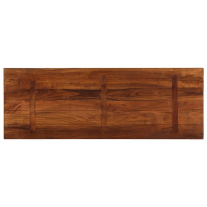 Piano Tavolo 140x60x1,5 cm Rettangolare in Massello di Recupero | homemem39