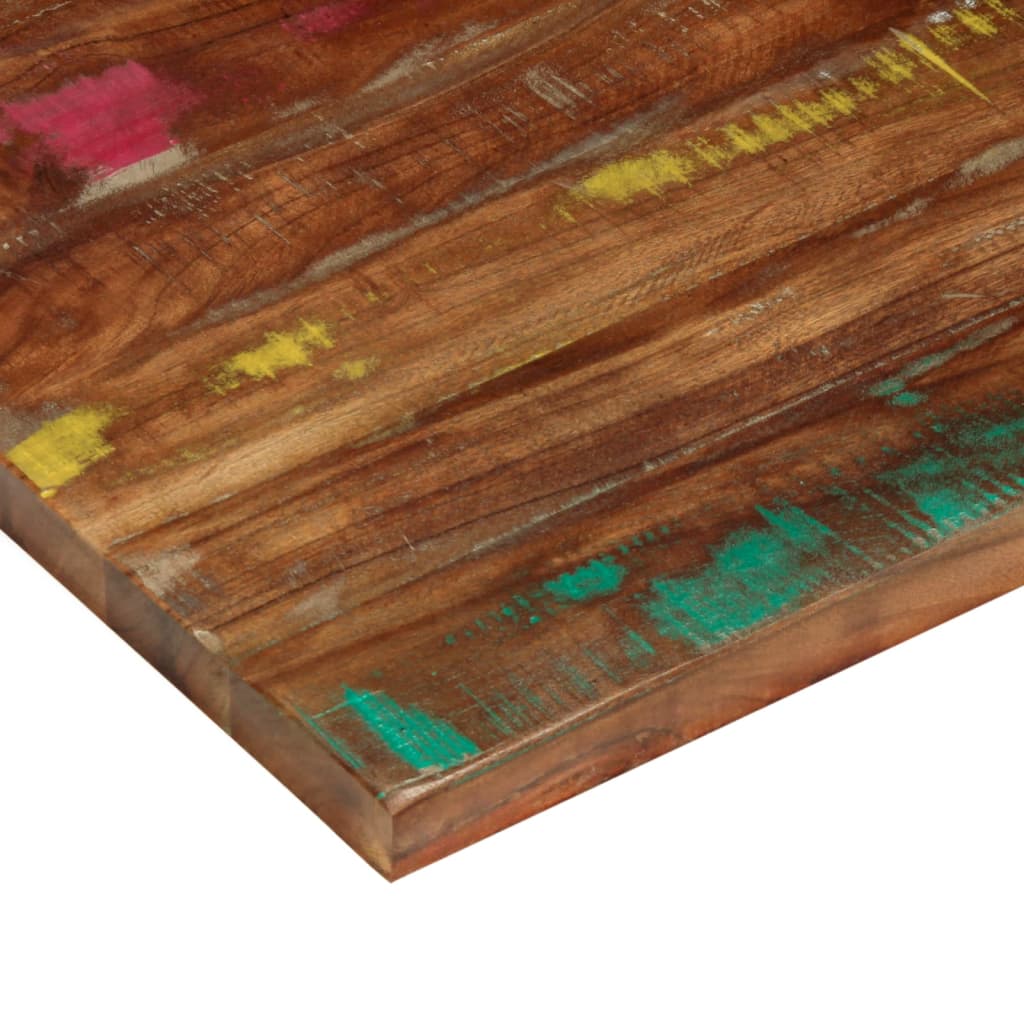 Piano Tavolo 140x60x1,5 cm Rettangolare in Massello di Recupero | homemem39
