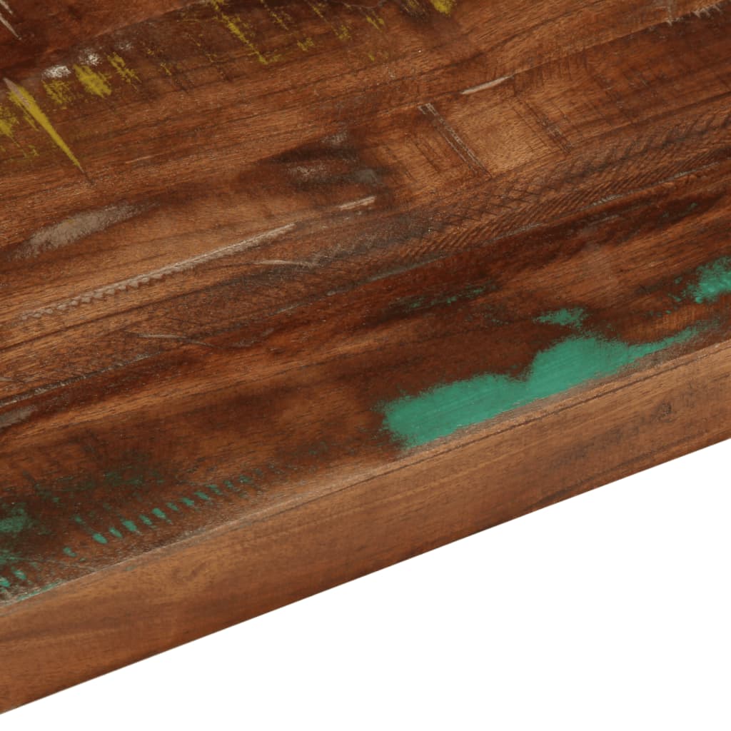Piano Tavolo 70x70x2,5 cm Quadrato Legno Massello di Recupero | homemem39