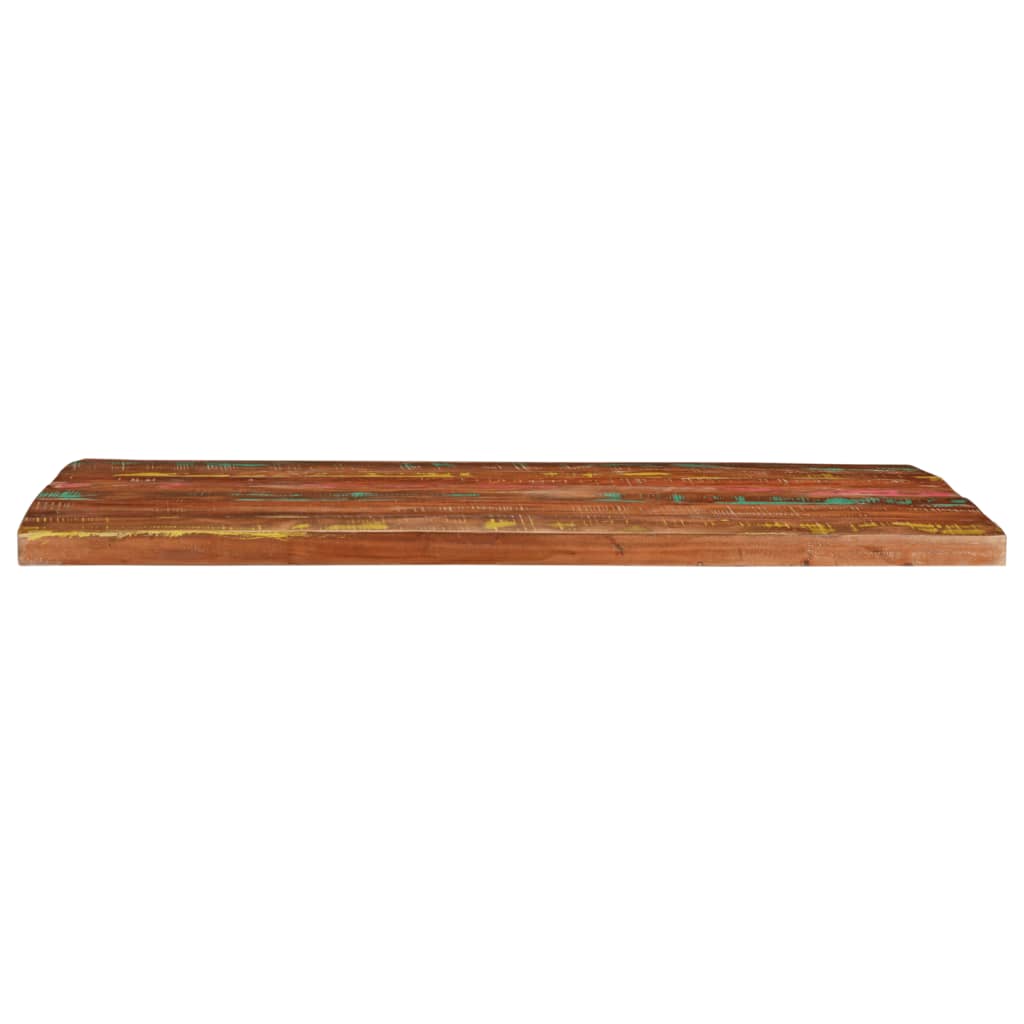 Piano Tavolo 90x80x2,5 cm Rettangolare in Massello di Recupero | homemem39