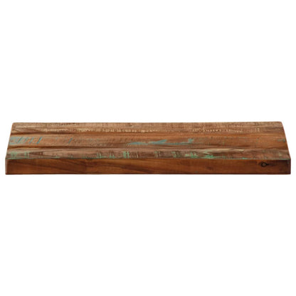 Piano Tavolo 50x20x3,8 cm Rettangolare in Massello di Recupero | homemem39