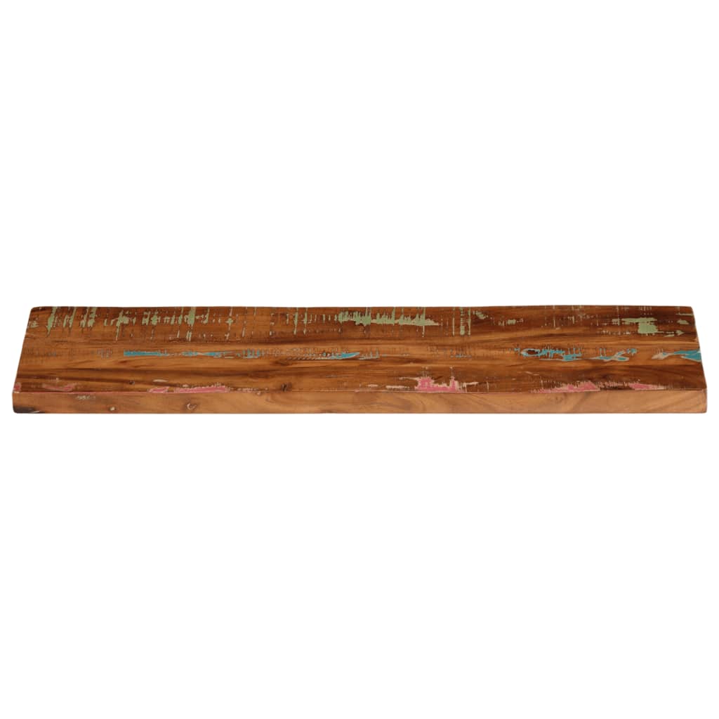 Piano Tavolo 70x20x3,8 cm Rettangolare in Massello di Recupero
