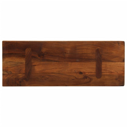 Piano Tavolo 80x20x3,8 cm Rettangolare in Massello di Recupero