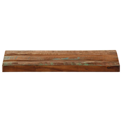 Piano Tavolo 40x30x3,8 cm Rettangolare in Massello di Recupero | homemem39