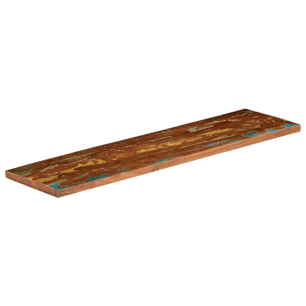 Piano Tavolo 110x30x3,8 cm Rettangolare in Massello di Recupero | homemem39