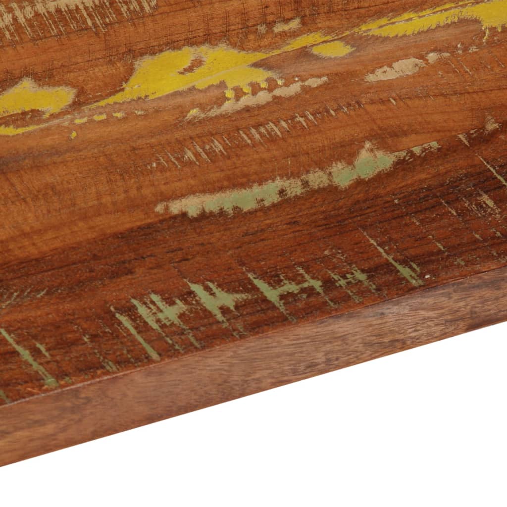 Piano Tavolo 140x30x3,8 cm Rettangolare in Massello di Recupero | homemem39