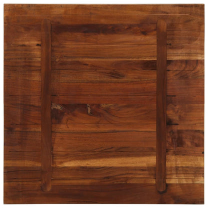 Piano per Tavolo 80x80x3,8 cm Quadrato Legno Massello di Acacia - homemem39