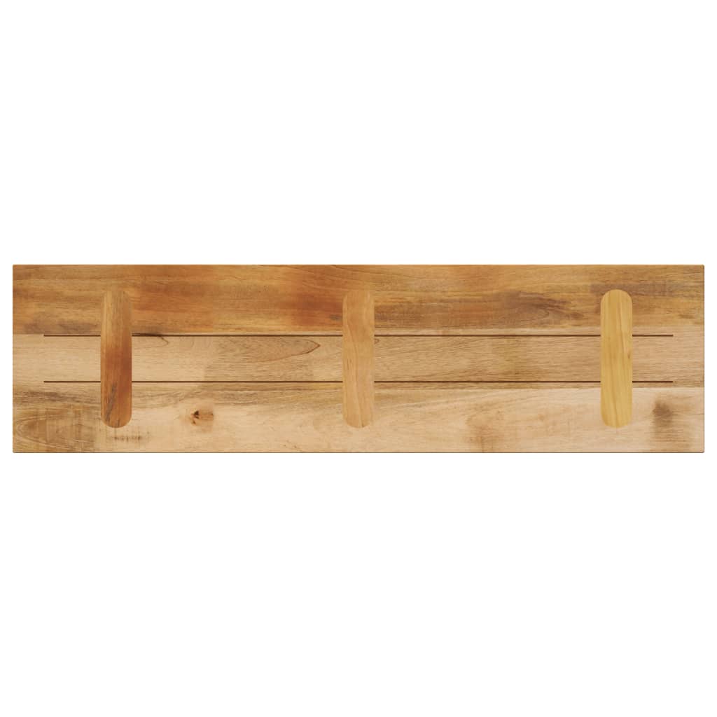 Piano per Tavolo 100x20x2,5 cm Rettangolare Legno Mango Grezzo
