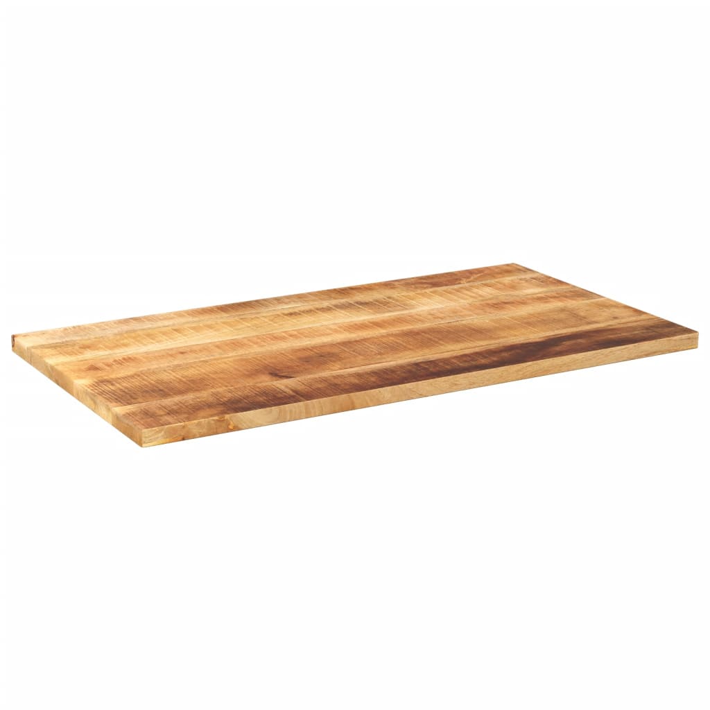Piano per Tavolo 120x60x1,5 cm Rettangolare Legno Mango Grezzo