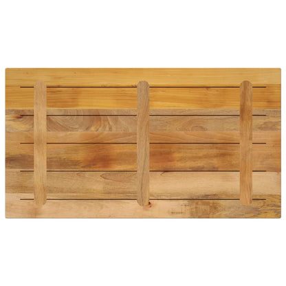 Piano per Tavolo 120x60x1,5 cm Rettangolare Legno Mango Grezzo
