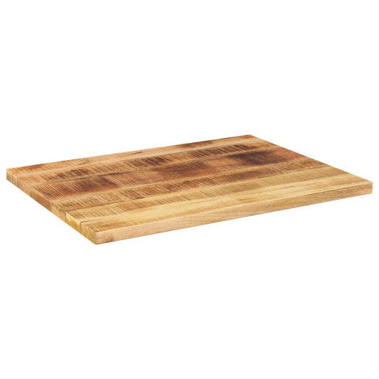 Piano per Tavolo 70x50x3,8 cm Rettangolare Legno Mango Grezzo