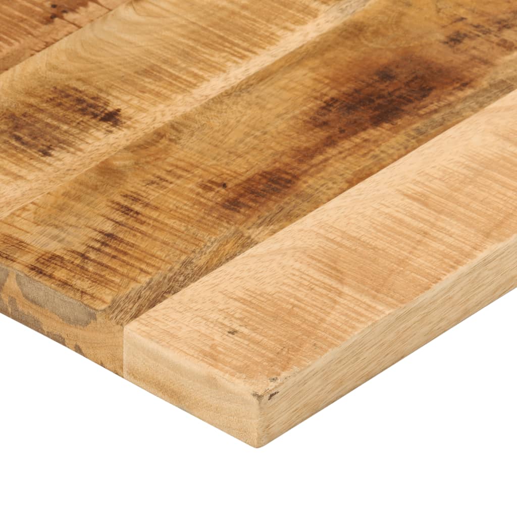Piano per Tavolo 100x50x3,8 cm Rettangolare Legno Mango Grezzo