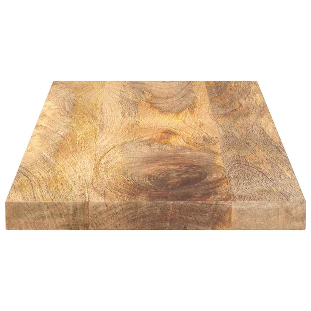 Piano Tavolo 80x40x2,5 cm Rettangolare Legno Massello di Faggio