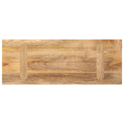 Piano per Tavolo 70x40x3,8 cm Rettangolare Legno Massello Mango | homemem39