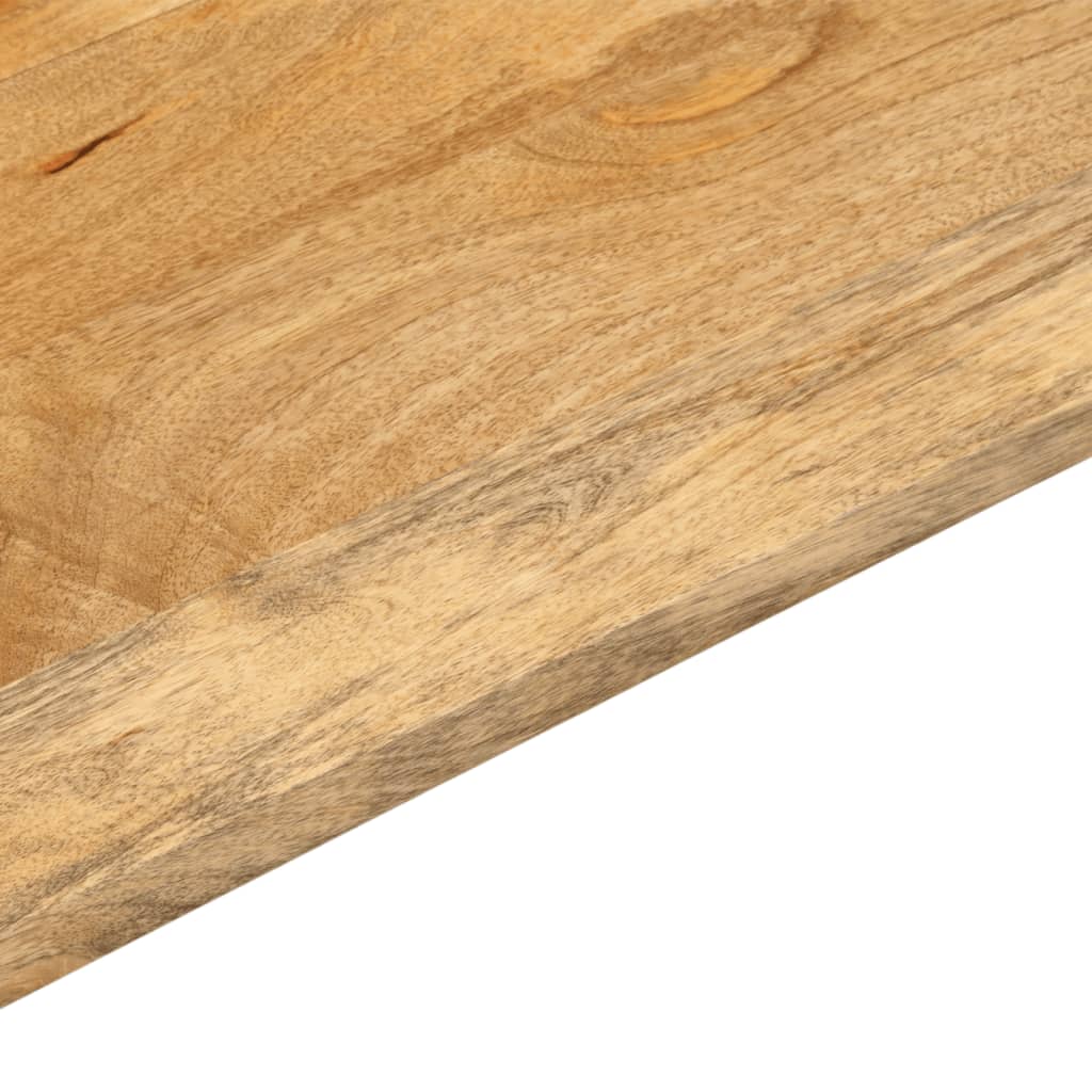 Piano per Tavolo 90x40x3,8 cm Rettangolare Legno Massello Mango