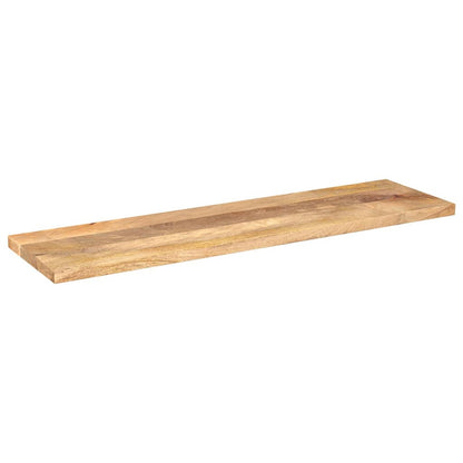 Piano per Tavolo 110x40x3,8cm Rettangolare Legno Massello Mango