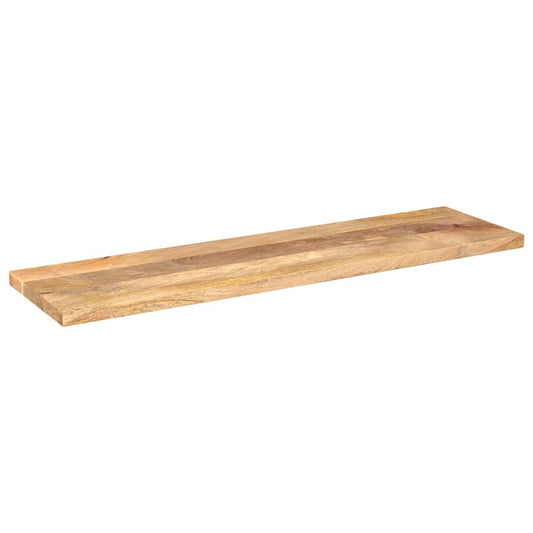 Piano per Tavolo 120x40x3,8cm Rettangolare Legno Massello Mango