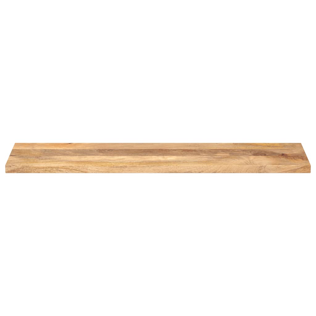 Piano per Tavolo 120x40x3,8cm Rettangolare Legno Massello Mango