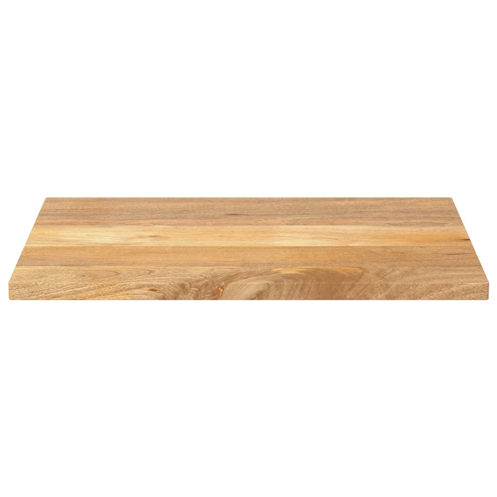 Piano per Tavolo 80x60x3,8 cm Rettangolare Legno Massello Mango