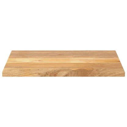 Piano per Tavolo 80x60x3,8 cm Rettangolare Legno Massello Mango