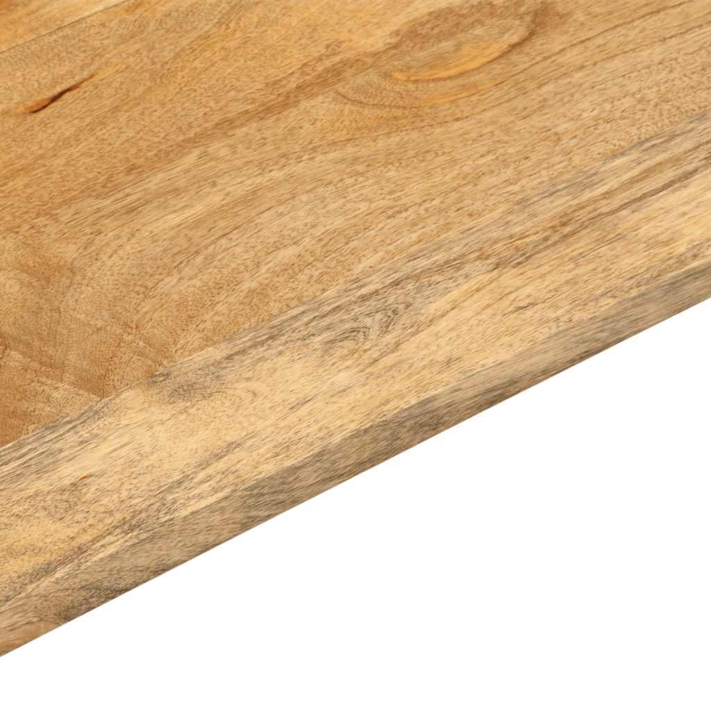Piano per Tavolo 90x60x3,8 cm Rettangolare Legno Massello Mango