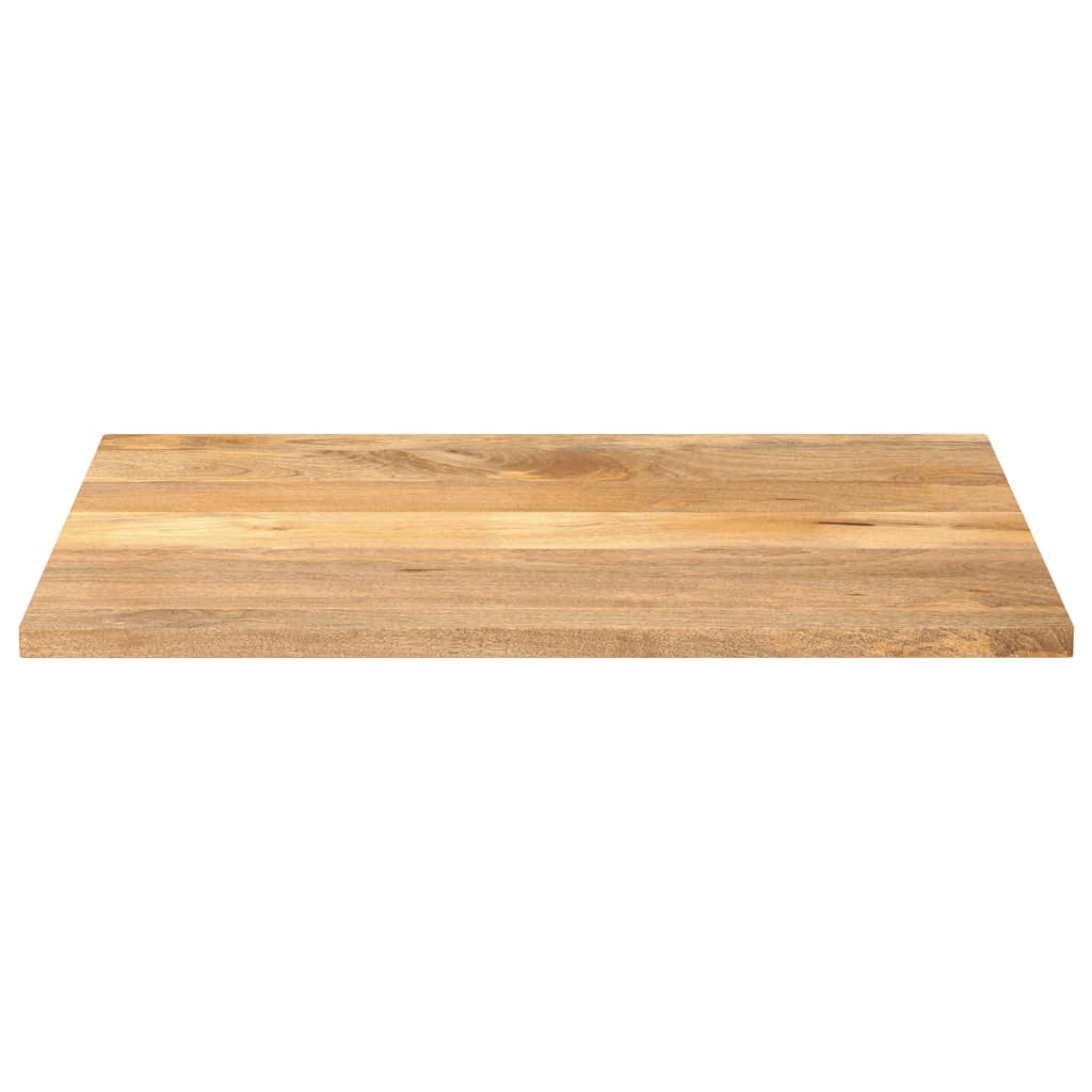 Piano per Tavolo 90x80x3,8 cm Rettangolare Legno Massello Mango