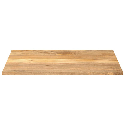 Piano per Tavolo 90x80x3,8 cm Rettangolare Legno Massello Mango
