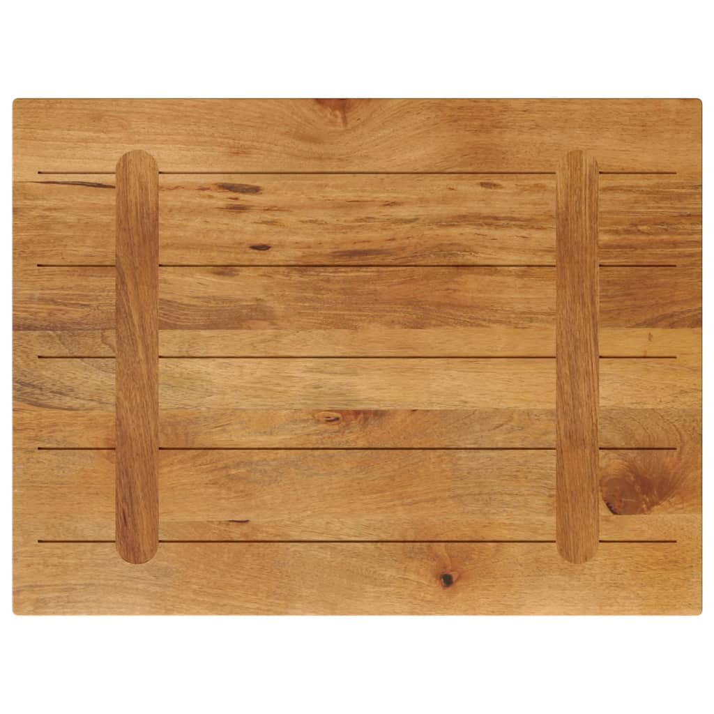 Piano per Tavolo 90x70x2,5 cm Rettangolare Legno Massello Mango | homemem39