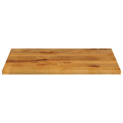 Piano per Tavolo 90x80x2,5 cm Rettangolare Legno Massello Mango | homemem39