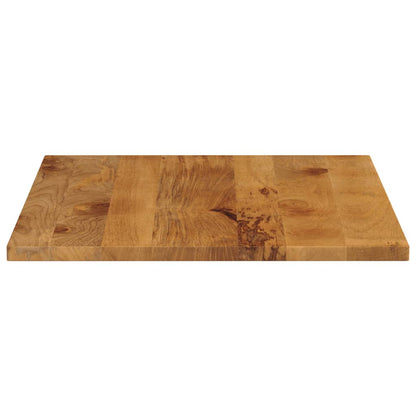 Piano per Tavolo 90x80x2,5 cm Rettangolare Legno Massello Mango